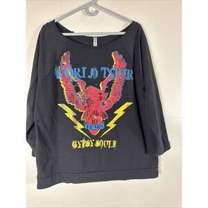 Gypsy Soule 10 Year World Tour Distressed Shirt Xxl Off Shoulder